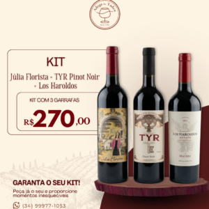 Kit Julia Florista + TYR Pinot Noir + Los Haroldos