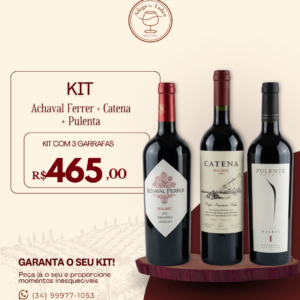Kit Achaval + Catena + Pulenta